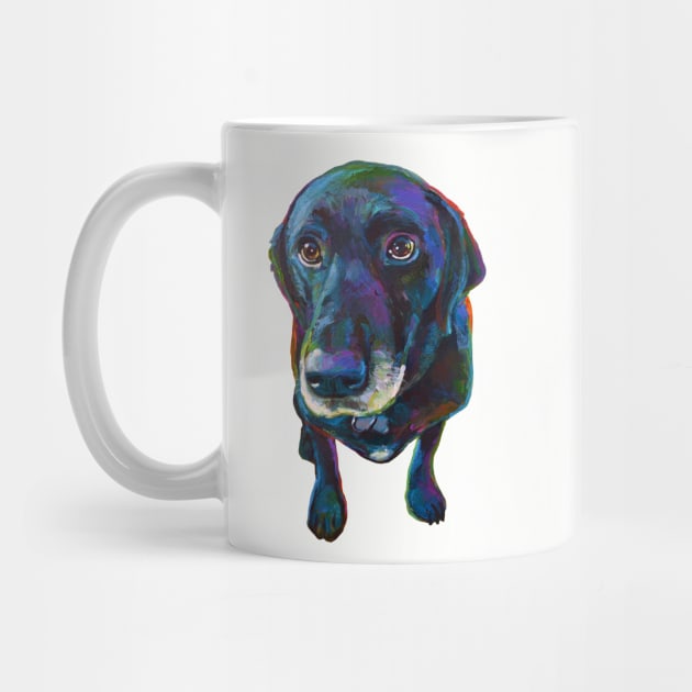 Buddy the Black Labrador by RobertPhelpsArt